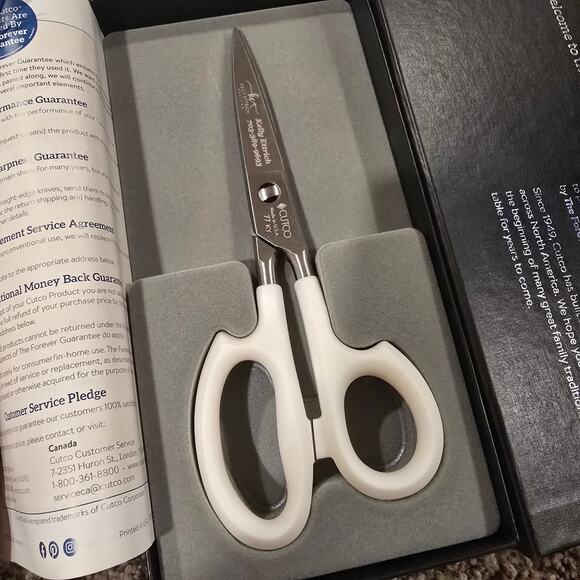 NEW IN BOX - White Cutco Kitchen Sheers **SEE DESCRIPTION** - Picture 2 of 7